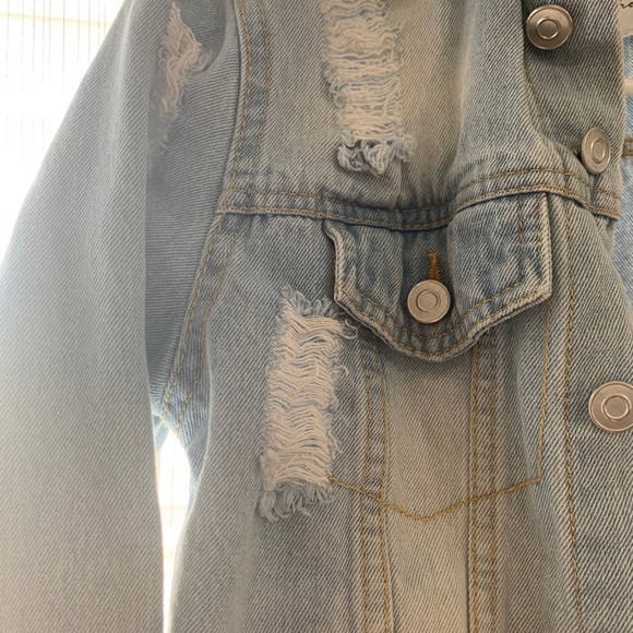 Love Tree Ripped Denim Jacket - Picture 3 of 4